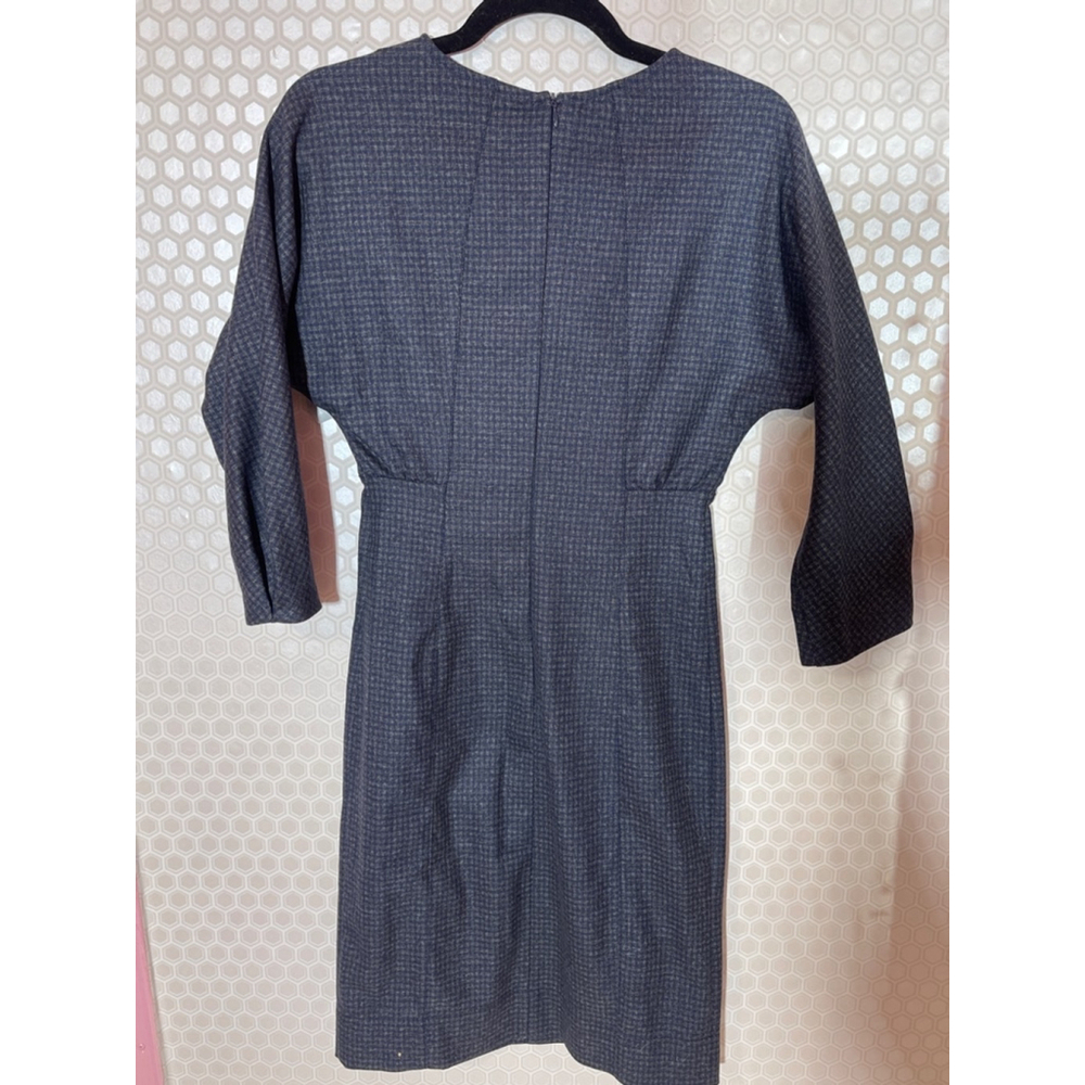 Women's Mango Suit Dress XS Blue Brown
